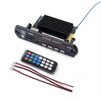 Gold AP-55 TPA3116D2 2×50W Bluetooth Stereo Digital Amplifier Board with USB, TF Card, FM & Remote