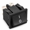 UPS Rocker Switch Black 6 Pin ON-OFF-ON