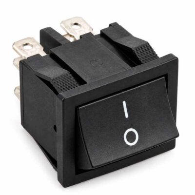 UPS Rocker Switch Black 6 Pin ON-OFF-ON